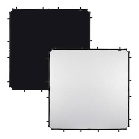 Manfrotto Lastolite LL LR81521R Skylite Midi - tkanina kwadratowa, czarno-biała,1.5 x 1.5m_1